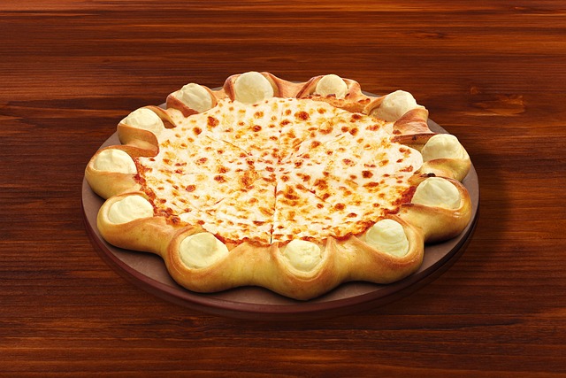 Una vera pizza… ma nei toni del bianco!